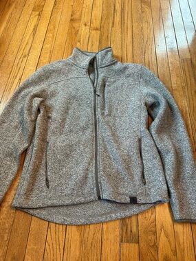 L.L. Bean Gray Fleece Pullover